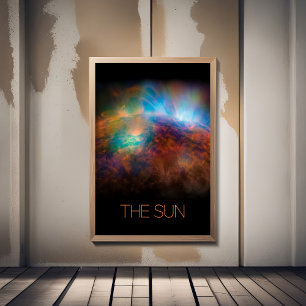 Outer Space, Galaxy, Solar System, Stars, The Sun Poster