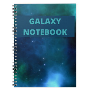 Outer Space Galaxy Stars Notebook
