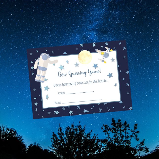 Outer Space Midnight Guess Game | White Enclosure Card (Creator Uploaded)