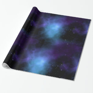 Outer Space Nebula Galaxy Wrapping Paper