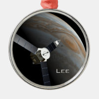 Outer space planet and probe