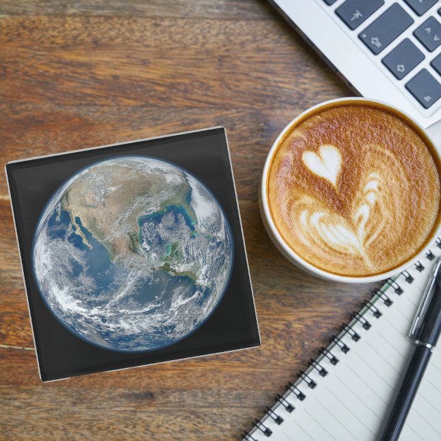 Outer space, Planet Earth photo, Cool Fun Aviation Glass Coaster (Creator Uploaded)