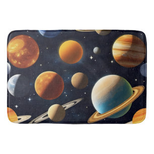 Outer Space Planets 2 Bath Mat