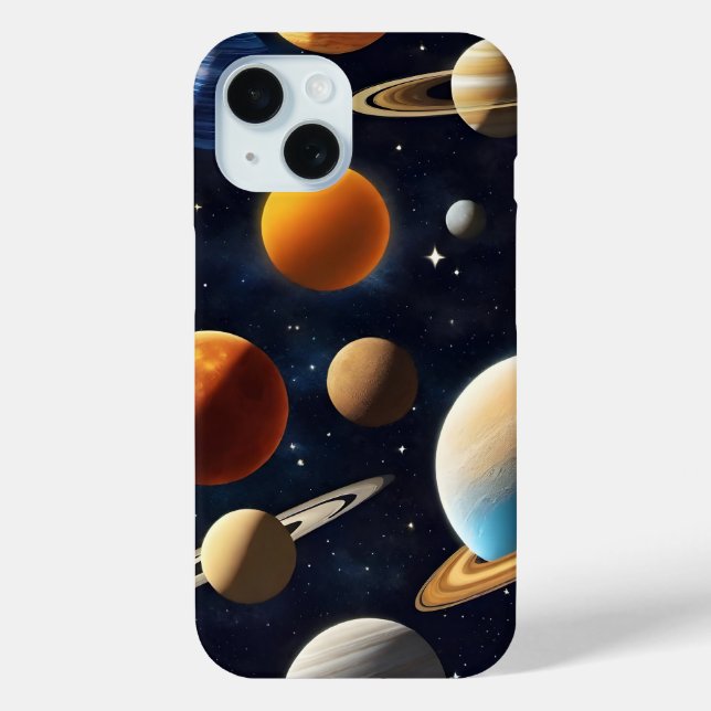 Outer Space Planets 2 Case-Mate iPhone Case (Back)