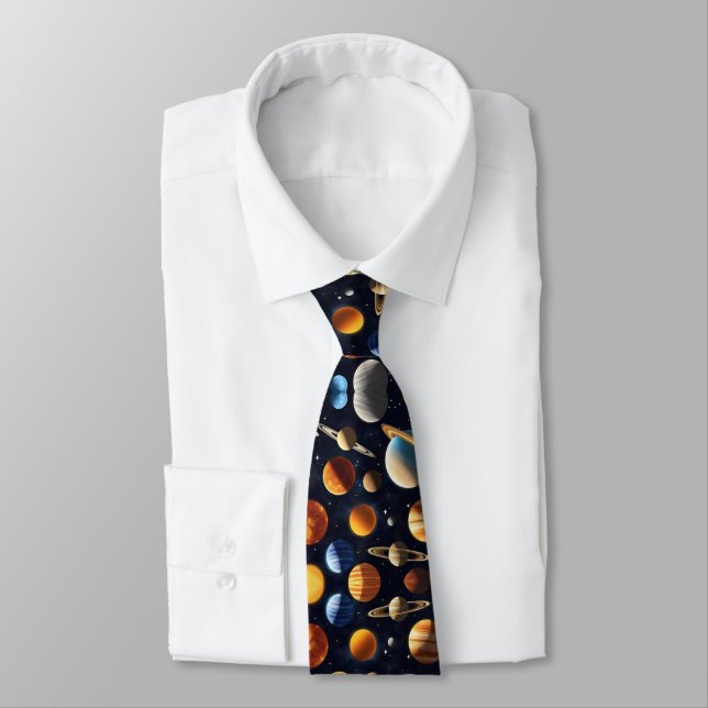 Outer Space Planets 2 Tie (Tied)