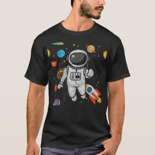 Outer Space Planets Astronomy Cosmonaut Kids Gift T-Shirt