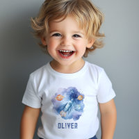 Outer Space planets Boy birthday party