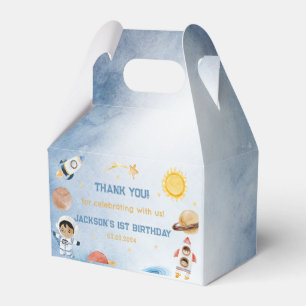 Outer Space Planets & Rocket Ship Birthday Party  Favour Box