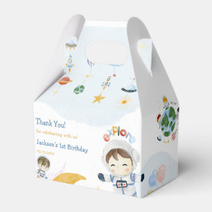 Outer Space Planets & Rocket Ship Birthday Party  Favour Box