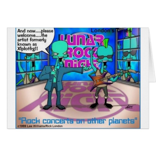 Outer Space Rock Bands Funny Gifts & Tees (Front Horizontal)