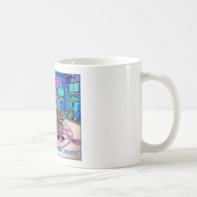 Outer Space Rock Bands Funny Gifts & Tees Coffee Mug (Right)