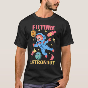 Outer Space Science Planets Kids Future Astronaut T-Shirt