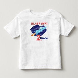 Outer Space Second Grade Toddler T-Shirt