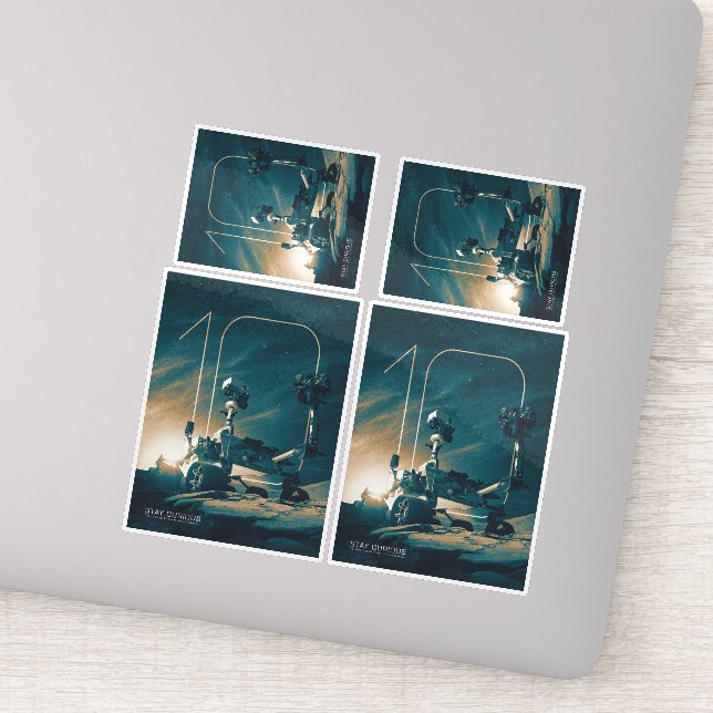 Outer Space, Solar System, 10 Years of Curiosity (Detail)