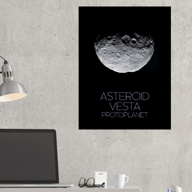 Outer Space, Solar System, Asteroid Belt, Vesta Foil Prints (In Situ (Desk 2))