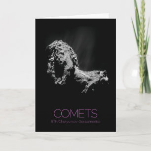 Outer Space, Solar System, Cosmos, Comets, 67P Card