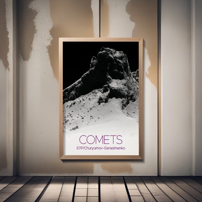 Outer Space, Solar System, Cosmos, Comets, 67P Photo Print (Creator Uploaded)