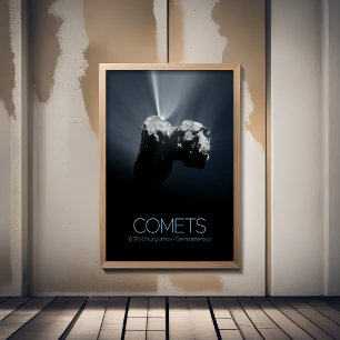 Outer Space, Solar System, Cosmos, Comets, 67P Photo Print