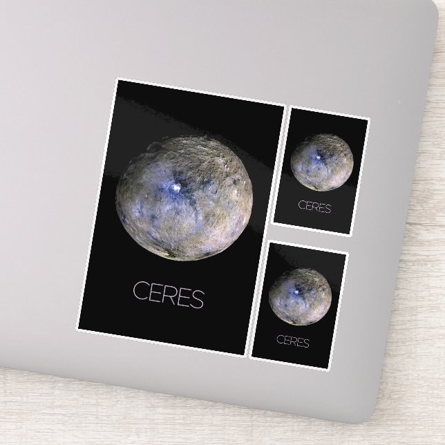 Outer Space, Solar System, Dwarf Planet Ceres (Detail)