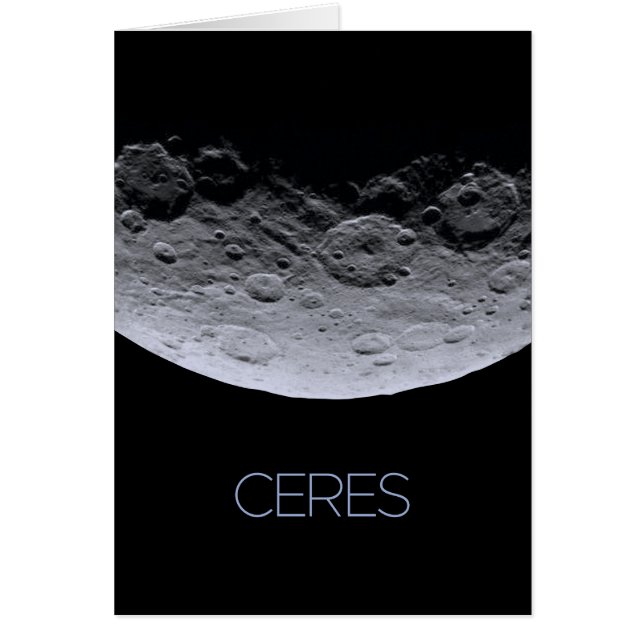 Outer Space, Solar System, Dwarf Planet Ceres (Front)