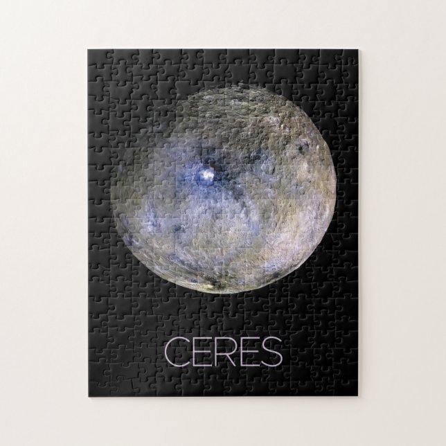 Outer Space, Solar System, Dwarf Planet Ceres Jigsaw Puzzle (Vertical)