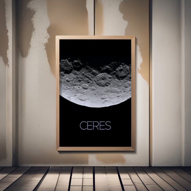 Outer Space, Solar System, Dwarf Planet Ceres Poster (Creator Uploaded)