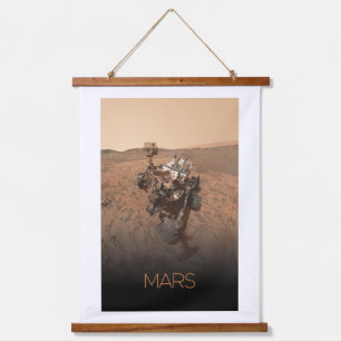 Outer Space, Solar System, Planet Mars, Curiosity Hanging Tapestry
