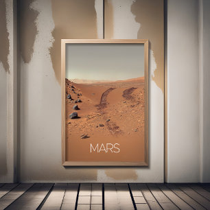 Outer Space, Solar System, Planet Mars, Curiosity Photo Print