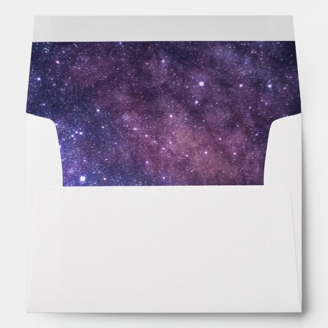 Outer Space Universe Galaxy Envelope (Back (Bottom))