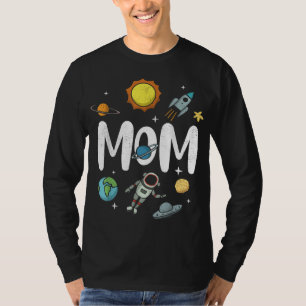 Outer This World Space Mum Mother's Day Party Desi T-Shirt