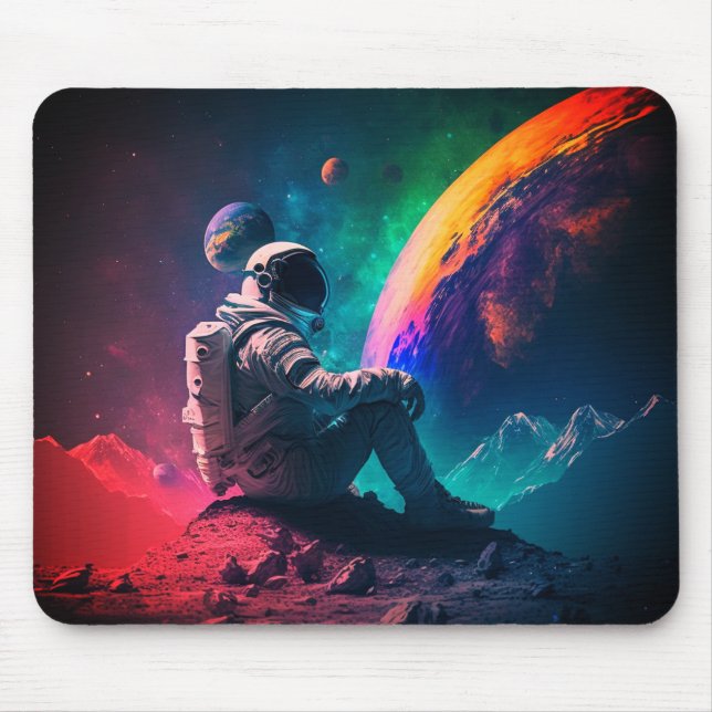 Outerspace Art Mouse Mat (Front)