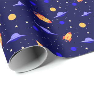 Outerspace Art Outer Wilds Solar System Astronomie Wrapping Paper