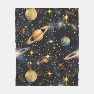 Outerspace  fleece blanket