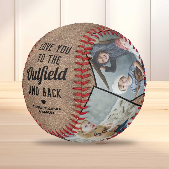 Outfield Kids Photo Collage Baseball (Creator Uploaded)
