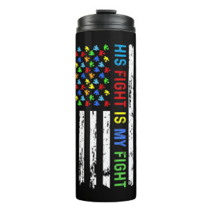 Outfit For Autism Awareness Supporters Men, Women, Thermal Tumbler