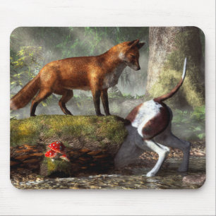 Outfoxed Mouse Mat