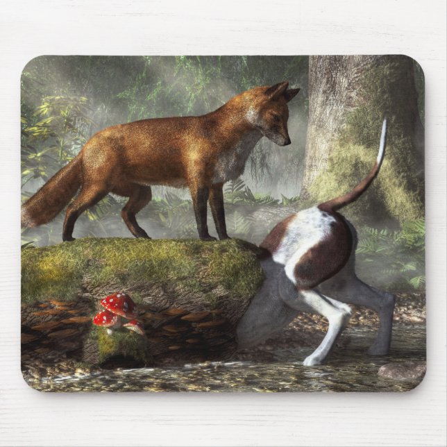 Outfoxed Mouse Mat (Front)
