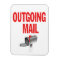 Outgoing Mail pickup magnet