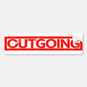 Outgoing Stamp Bumper Sticker