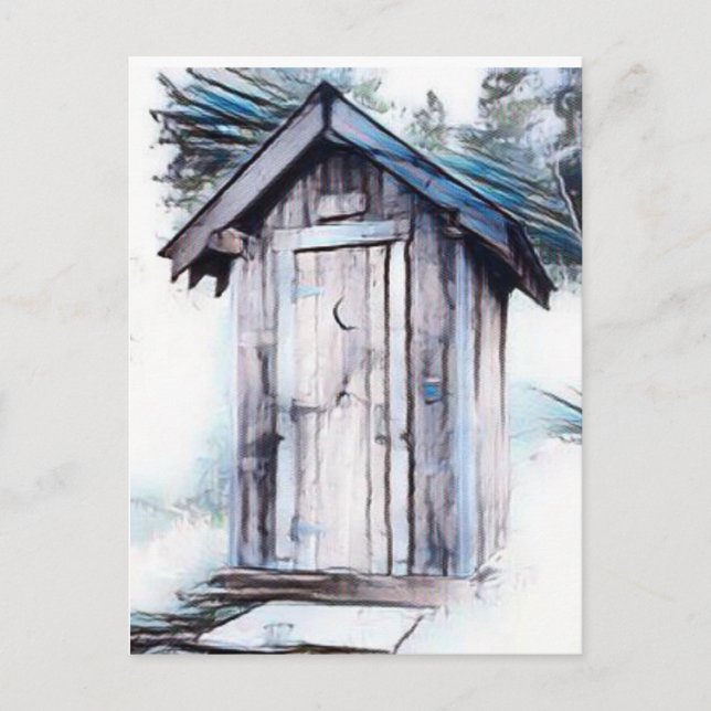 OUTHOUSE ART postcards (Front)