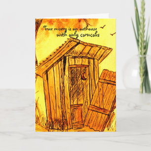 OUTHOUSE CARD