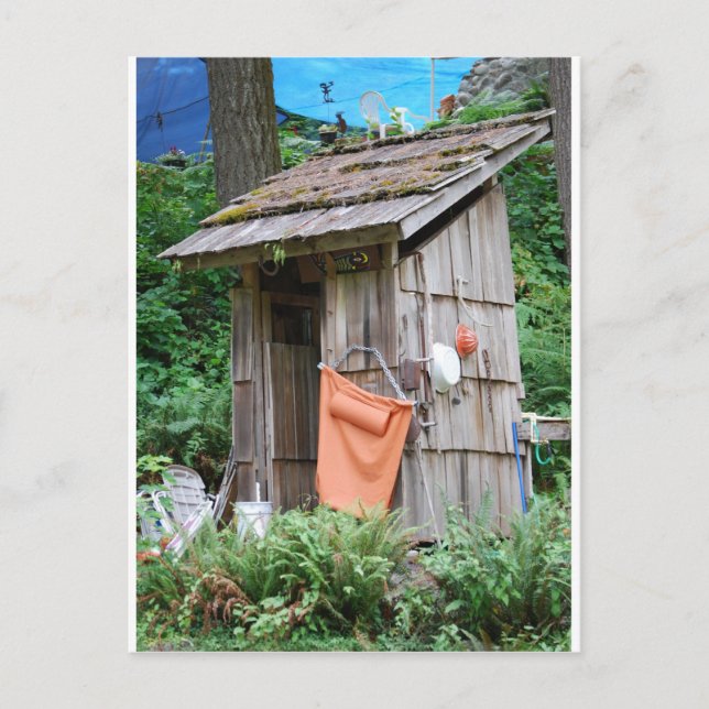 outhouse postcard (Front)