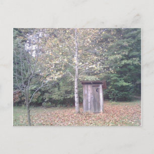Outhouse Postcard