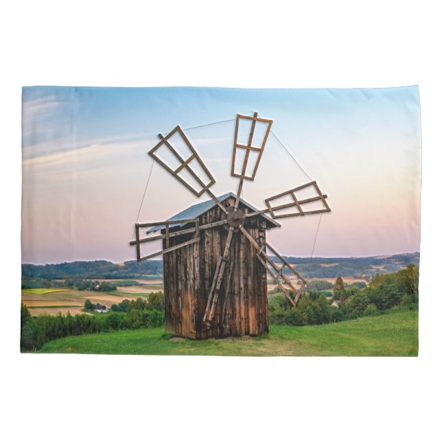 Outhouse Windmill Pillowcase (Back)