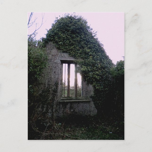 Outlander's Black Kirk Window (West Kirk Culross) Postcard (Front)