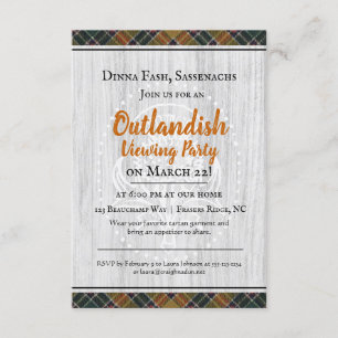Outlandish Viewing Party Invitation