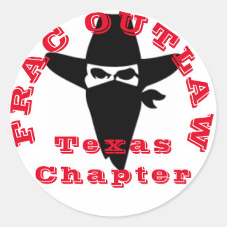 Outlaw chapter classic round sticker