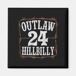 Outlaw Hillbilly 2024 Western Trump Vance 2024 Magnet