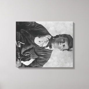 Outlaw Jesse James Portrait Photograph Canvas Print