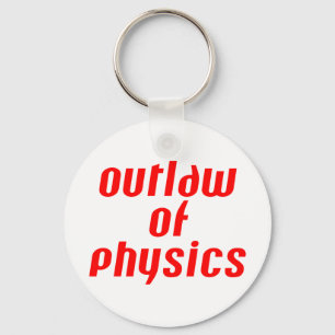 Outlaw of Physics - Red Key Ring